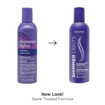 Clairol Shimmer Lights Purple Shampoo for Hair Brilliance