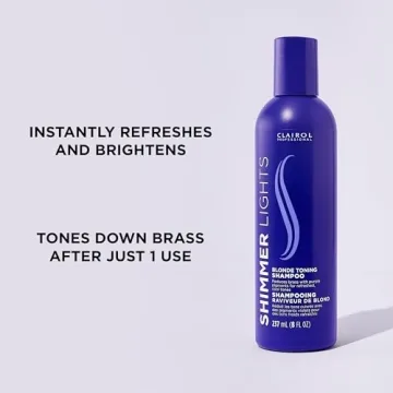 Clairol Shimmer Lights Purple Shampoo for Hair Brilliance