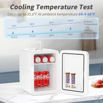 YASHE 10L Mini Fridge - Skincare & Drink Cooler