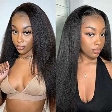 Kerriana 16 Inch Kinky Straight 4x4 Lace Closure