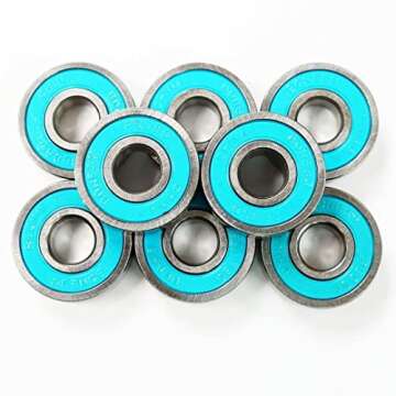 Bones BIG BALLS REDS Skateboard Bearings 8 Pack