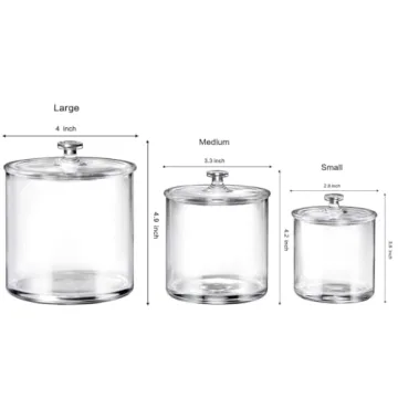 Premium Acrylic Apothecary Jars for Stylish Organization