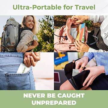 Litewipes Individual Flushable Wipes for Adults, Unscented Wet Wipes with Aloe & Hypoallergenic, Made in USA (30 Single Wrapped Personal Cleansing Wipes for Travel)