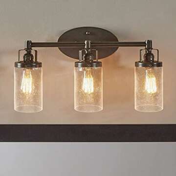 Elegant Skelang Clear Seeded Glass Light Shade for Home