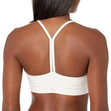 Alo Yoga Women's Alo Mesh Allure Bra, Ivory