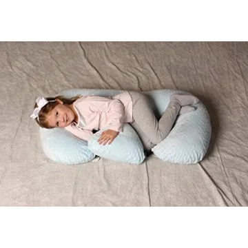 Twin Z Pillow Blue for Feeding Twins Comfortably and Easily