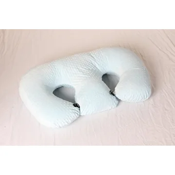 Twin Z Pillow Blue for Feeding Twins Comfortably and Easily