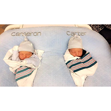 Twin Z Pillow Blue for Feeding Twins Comfortably and Easily