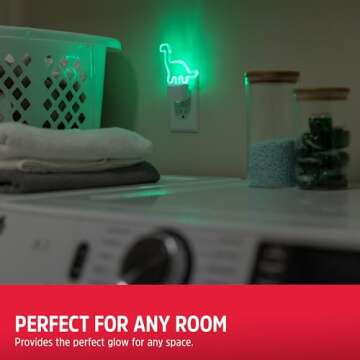 Energizer Dinosaur Night Light - Auto ON/OFF Green Glow