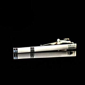 RBOCOTT Solid Color Tie and Pocket Square with Tie Clip Sets