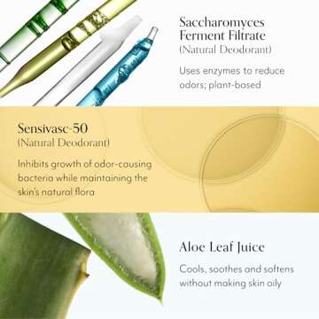 Bliss - Lemon & Sage Refreshing Body Wipes | Plant-Based, Aluminum Free, Natural Deodorant Wipes | A...