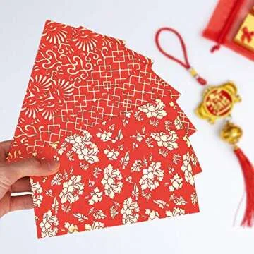 36 Chinese New Year Red Envelopes for Stylish Gifting