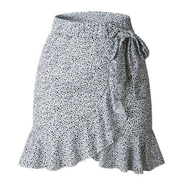 Cute High Waist Leopard Mini Skirt for Summer Fashion