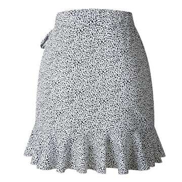 Cute High Waist Leopard Mini Skirt for Summer Fashion