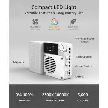 Amaran Ace 25c RGB Video Light - 25W Professional Illumination