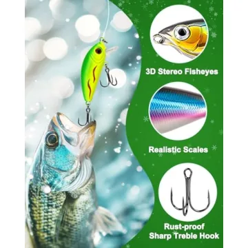 Fishing Advent Calendar 2024 with Lures & Kits
