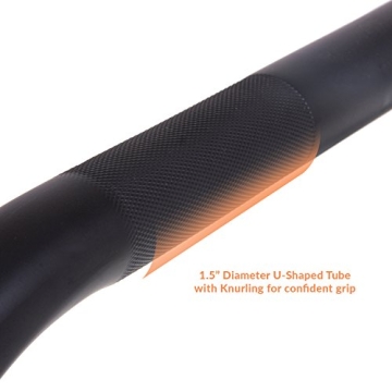 Body Power Push-Up Parallel Bars 12x24 Inch - Non-Slip Grip