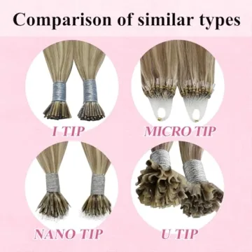 YoungSee Microbead Hair Extensions for Volume & Style