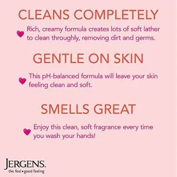 Jergens Moisturizing Hand Soap Pack of 3 Cherry Almond
