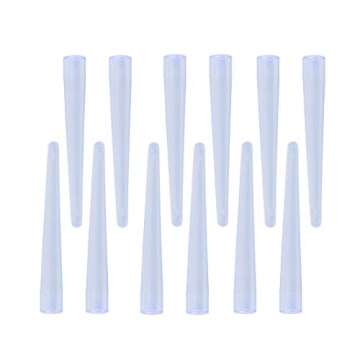 KIMANN Enema Replacement Nozzle Tips - 12 BPA-Free Soft PVC Tips