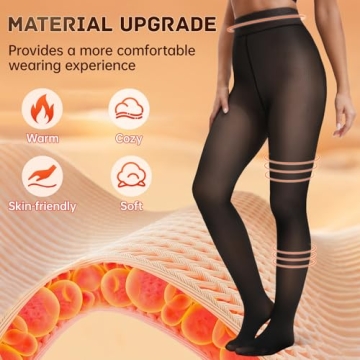 HONGTEYA Fleece Lined Tights for Ultimate Warmth