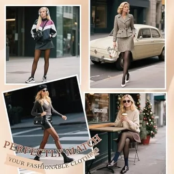 HONGTEYA Fleece Lined Tights for Ultimate Warmth