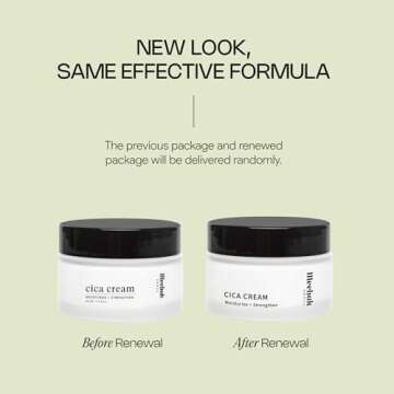 Meebak Cica Cream | Daily Repair Moisturizer with Niacinamide, Ceramide, & Retinol | Deep Hydration & Soothing | Locks in Moisture | Suitable for Sensitive Skin