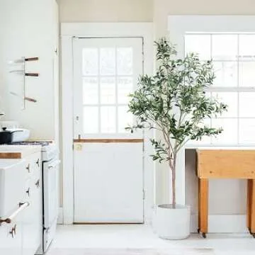 Veryhome 6ft Artificial Olive Tree for Home Decor