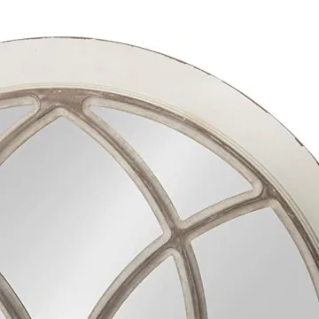 Kate and Laurel Nikoletta Arch Mirror - Classic Wood Design