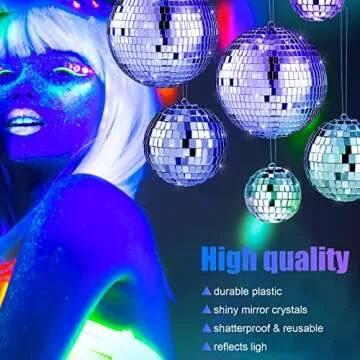 MTLEE 20 Pcs Mini Disco Balls for Every Celebration