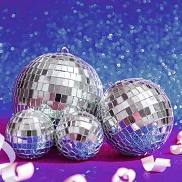 MTLEE 20 Pcs Mini Disco Balls for Every Celebration