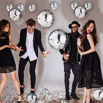 MTLEE 20 Pcs Mini Disco Balls for Every Celebration