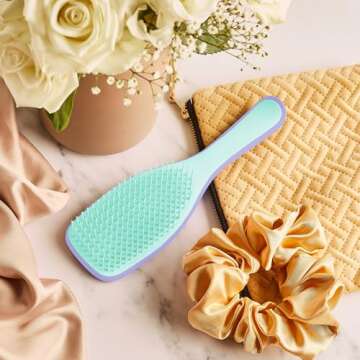 Tangle Teezer Fine & Fragile Detangler Brush for Wet & Dry Hair