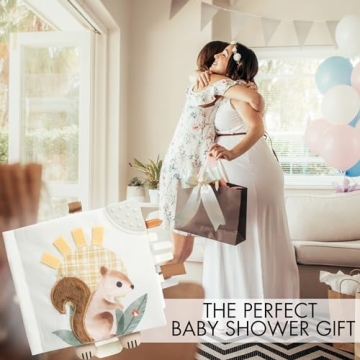 Soft Baby Sensory Book for Newborns and Infants