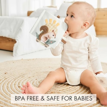 Soft Baby Sensory Book for Newborns and Infants