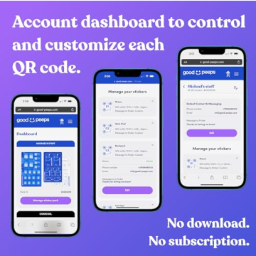 Good Peeps 20 Lost & Found Stickers and Tags - Secure Your Belongings