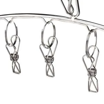 Durable ASFUSS Stainless Steel Hanging Laundry Clips