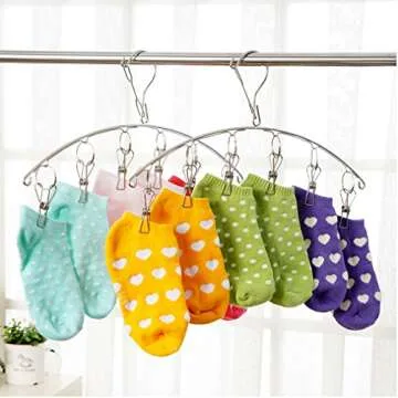 Durable ASFUSS Stainless Steel Hanging Laundry Clips