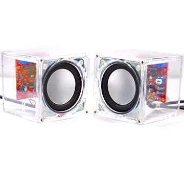 Gikfun Electronic Transparent Stereo Speaker DIY Kit