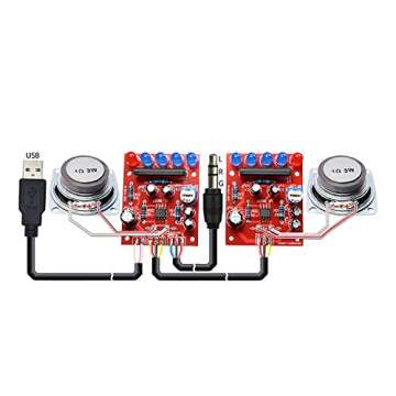 Gikfun Electronic Transparent Stereo Speaker DIY Kit