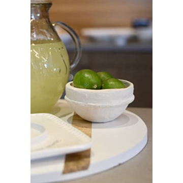 Exceptional Mud Pie Large Round Serving Board 25 1/5"