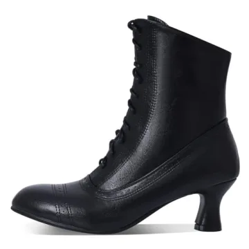 Erocalli Victorian Boots Witch Costume Renaissance Shoes Women Pirate Boots Women Vintage Boots Witchy Clothes for Women