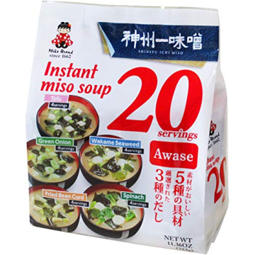 Miko Brand Miso Soup 20 Piece Value Pack - Easy & Tasty Comfort