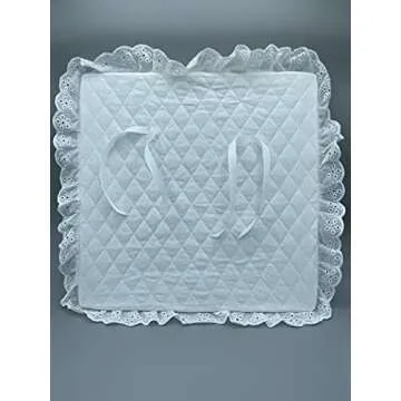 Cribby Baby Mirror for Crib and Bassinet for Infants and Newborns with Shatterproof, Unbreakable Acrylic and Full Quilted Cover, Interior Side Mounting, No Glass for Safe Early Learning Use