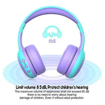 gorsun Kids Bluetooth Headphones - Safe & Stylish for Kids