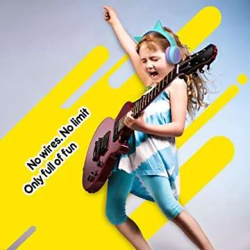 gorsun Kids Bluetooth Headphones - Safe & Stylish for Kids