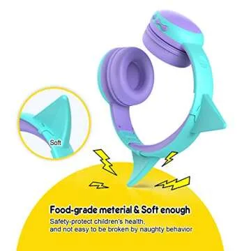 gorsun Kids Bluetooth Headphones - Safe & Stylish for Kids