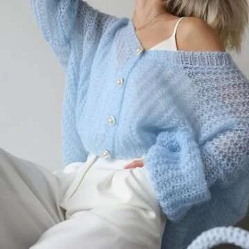 Lightweight Summer Cardigan for Women - Stylish Breathable Knit