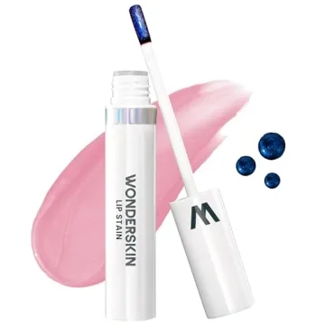 Wonderskin Wonder Blading Lip Stain Masque - Long Lasting, Waterproof and Transfer Proof Pink Lip Ti...