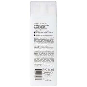 Giovanni Leave-In Weightless Moisture Conditioner - Leave in Conditioner for Curly, Wavy, Dry, Damag...